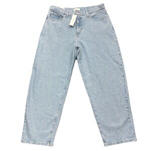 NWT Banana Republic Denim High Rise Barrel Ankle Jeans Womens Size 32/14 (35x28)